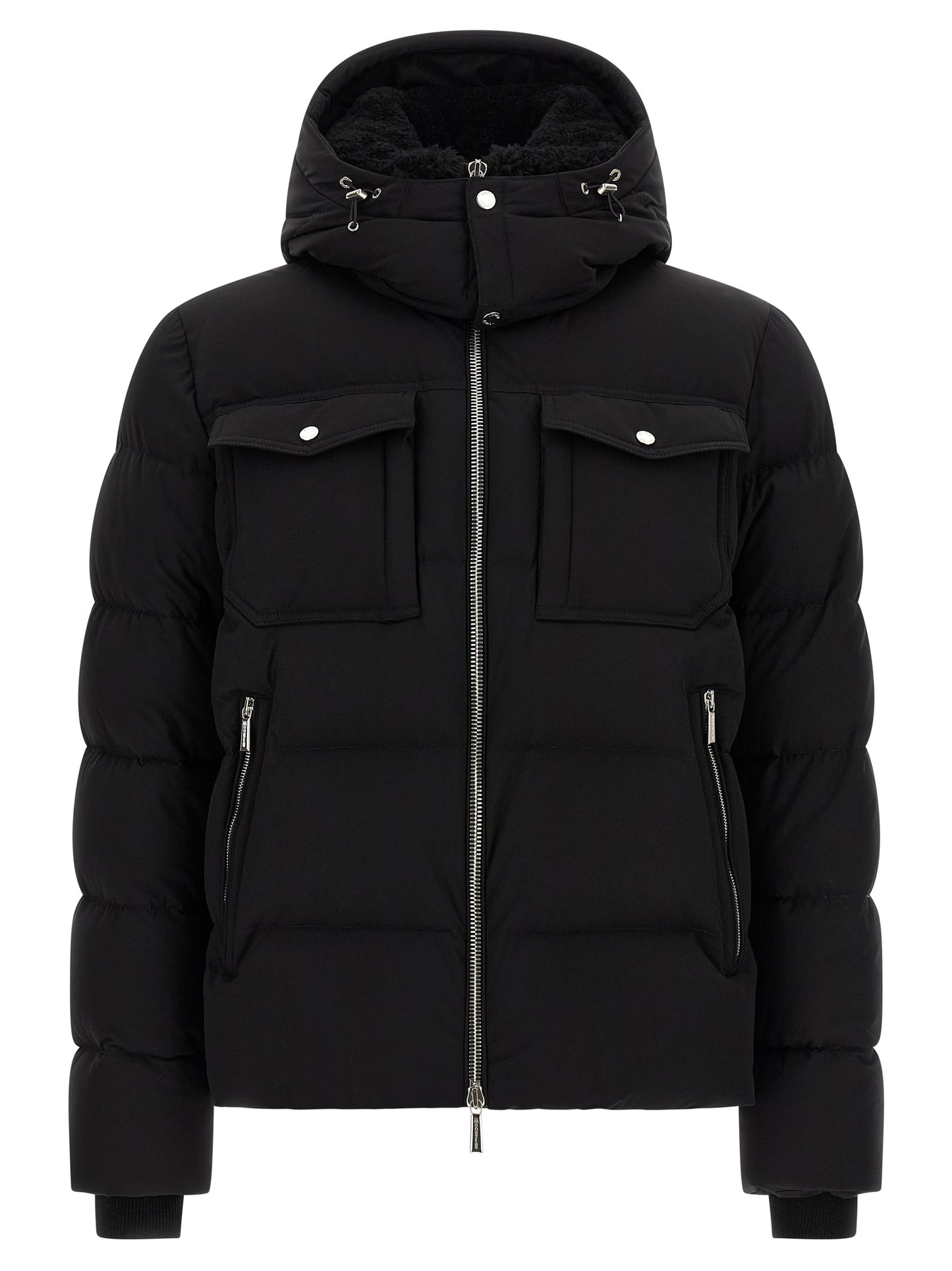 MooRER Black Wool Bomber