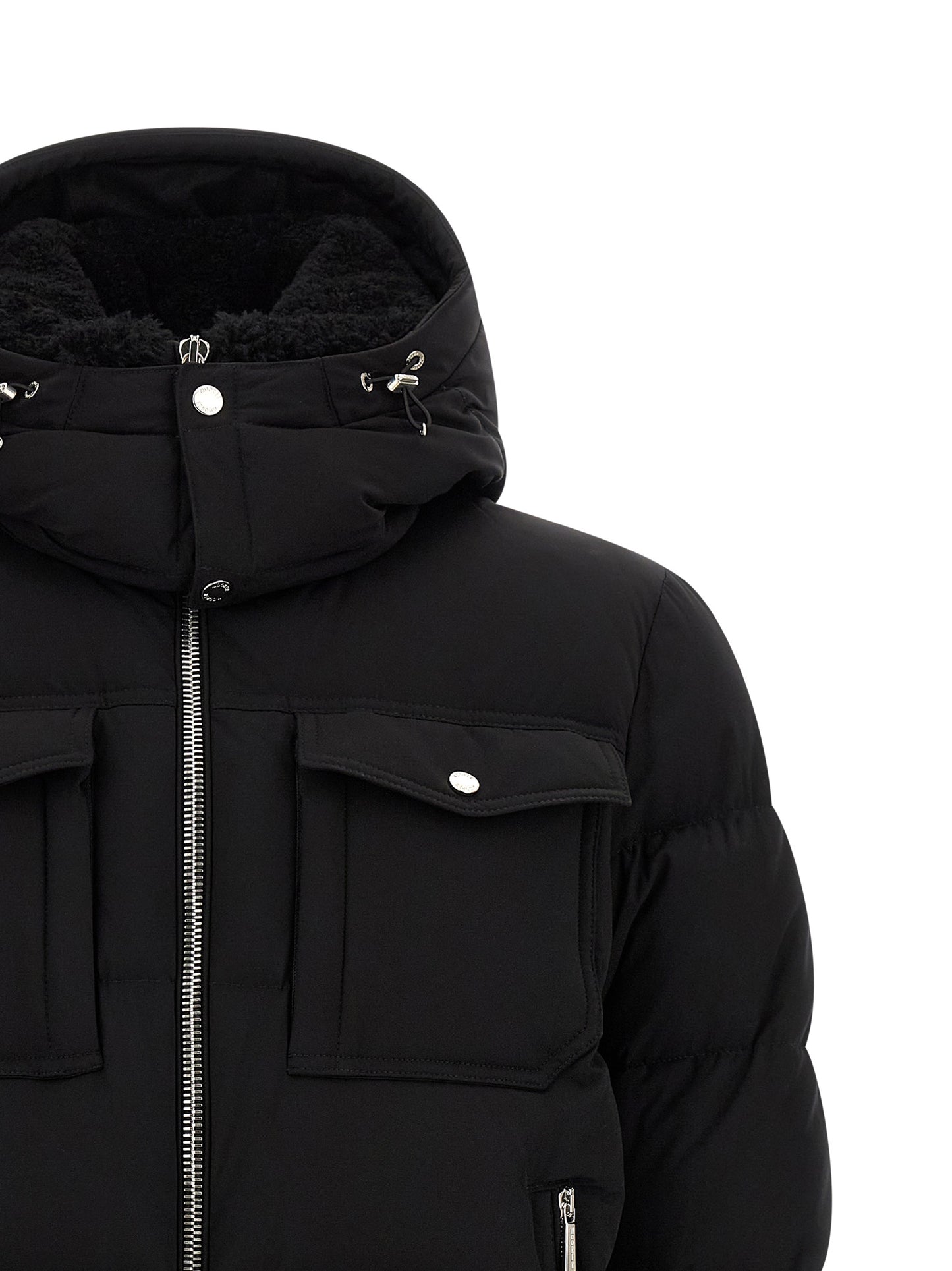 MooRER Black Wool Bomber