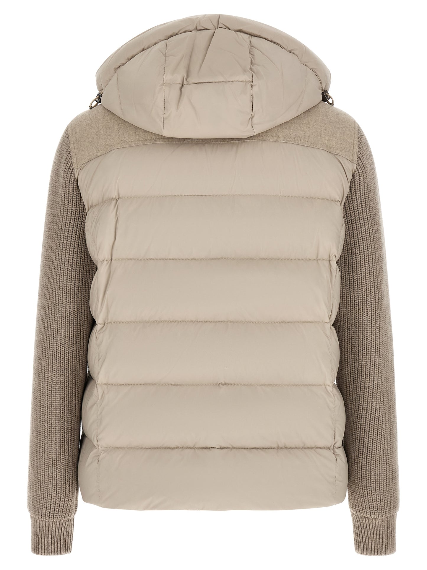 MooRER Beige Wool Full-Length Jacket