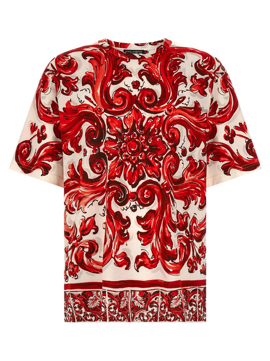 Dolce & Gabbana Multicolor Cotton T-Shirt