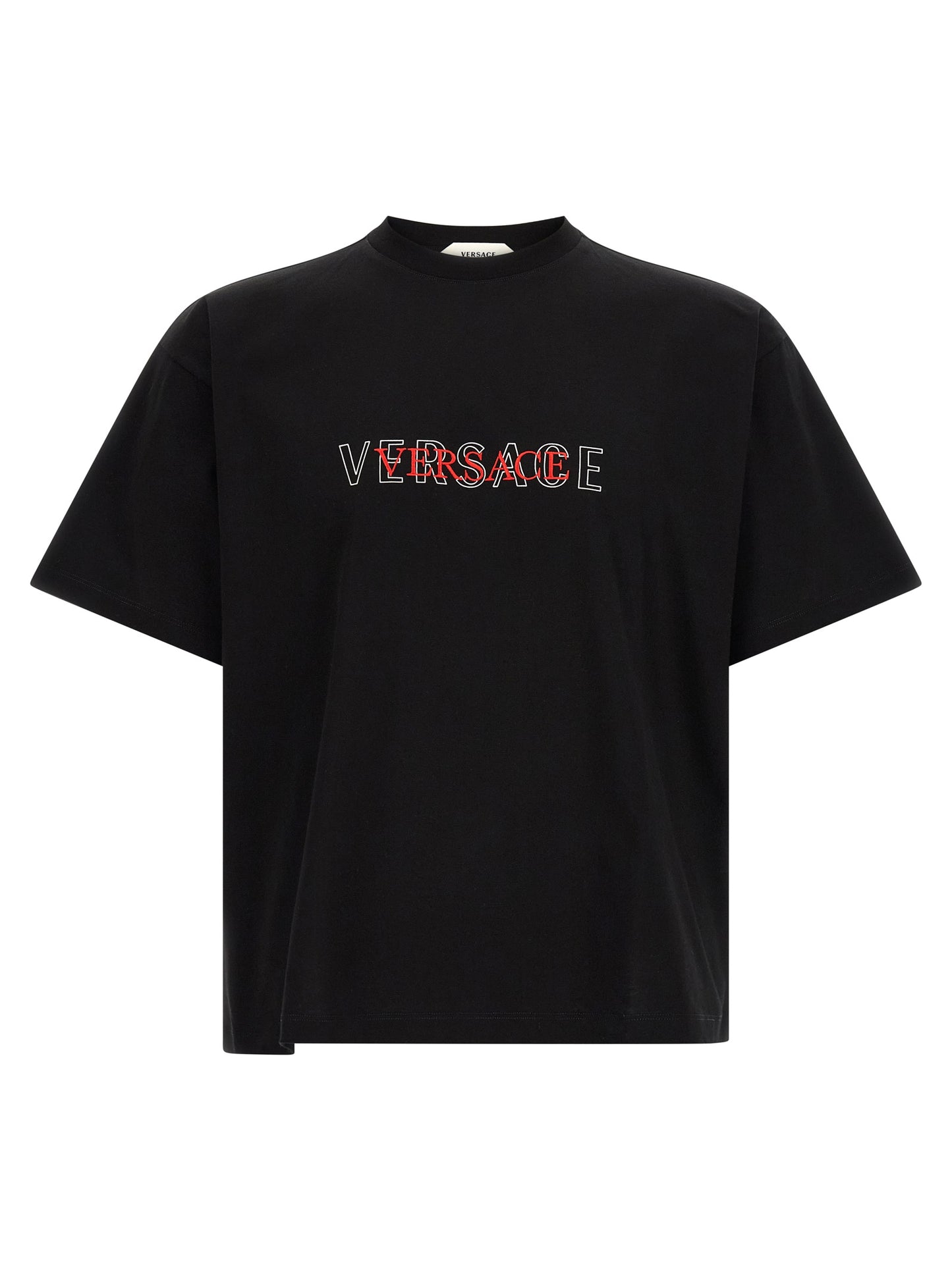 Versace Black Cotton T-Shirt