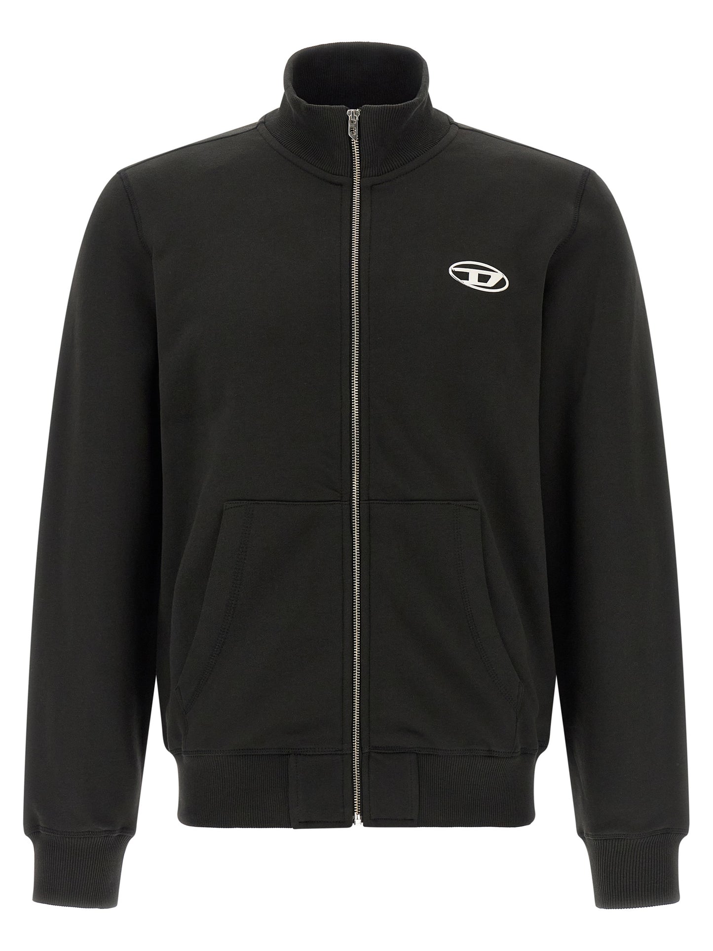 Diesel Black Cotton Sweatshirt