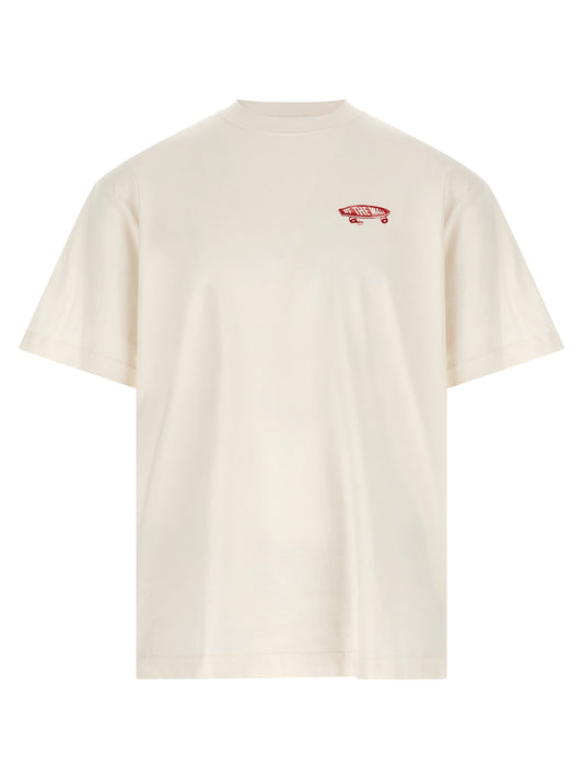 Vans White Cotton T-Shirt
