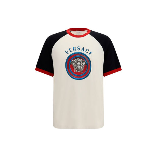 Versace T-Shirt aus weißer Baumwolle
