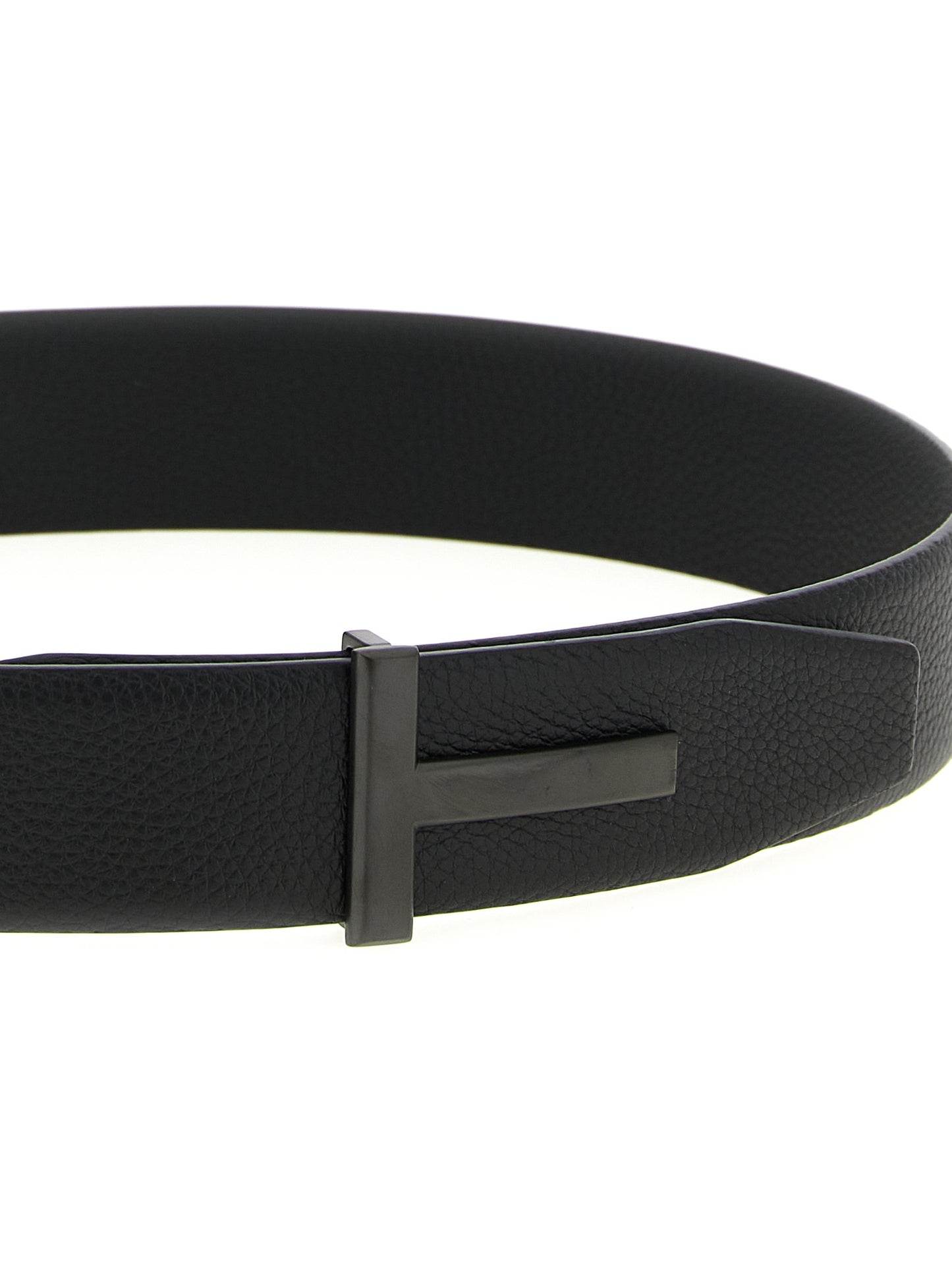 Tom Ford Black Calfskin Belt
