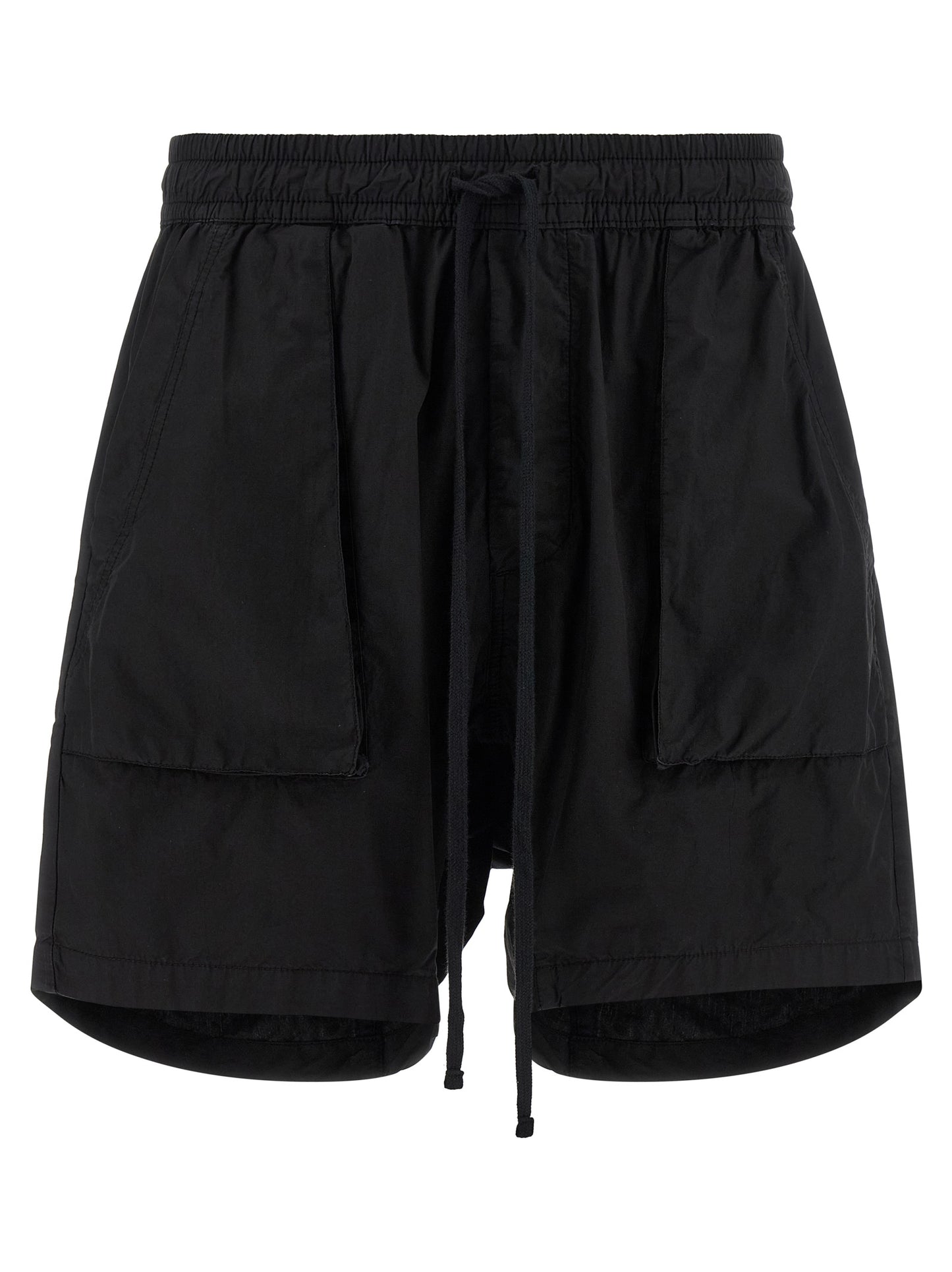 Thom Krom Black Organic Cotton Bermuda Shorts