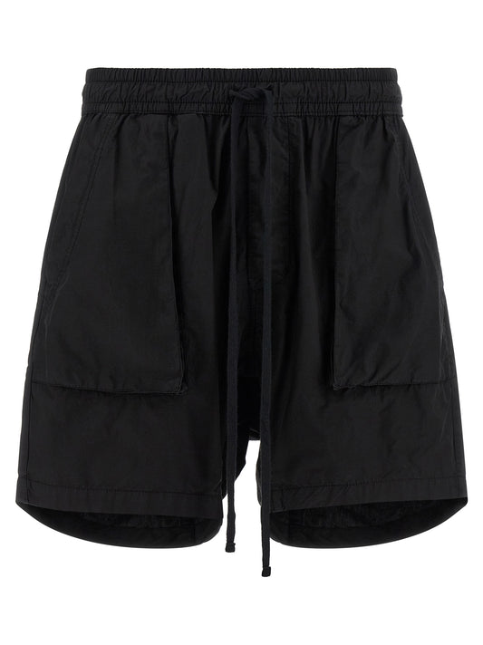 Thom Krom Black Organic Cotton Bermuda Shorts