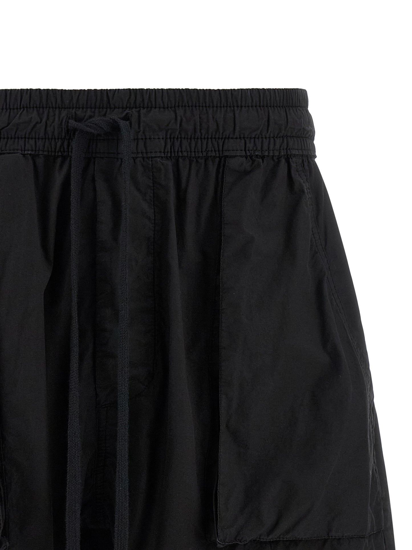 Thom Krom Black Organic Cotton Bermuda Shorts