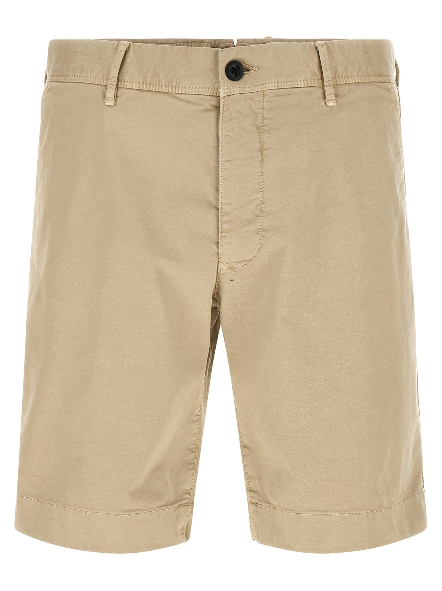 Incotex Beige Cotton Bermuda Shorts