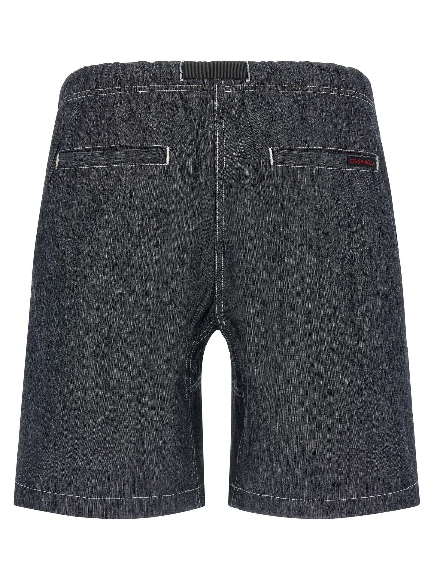 Gramicci Blue Cotton Bermuda Shorts