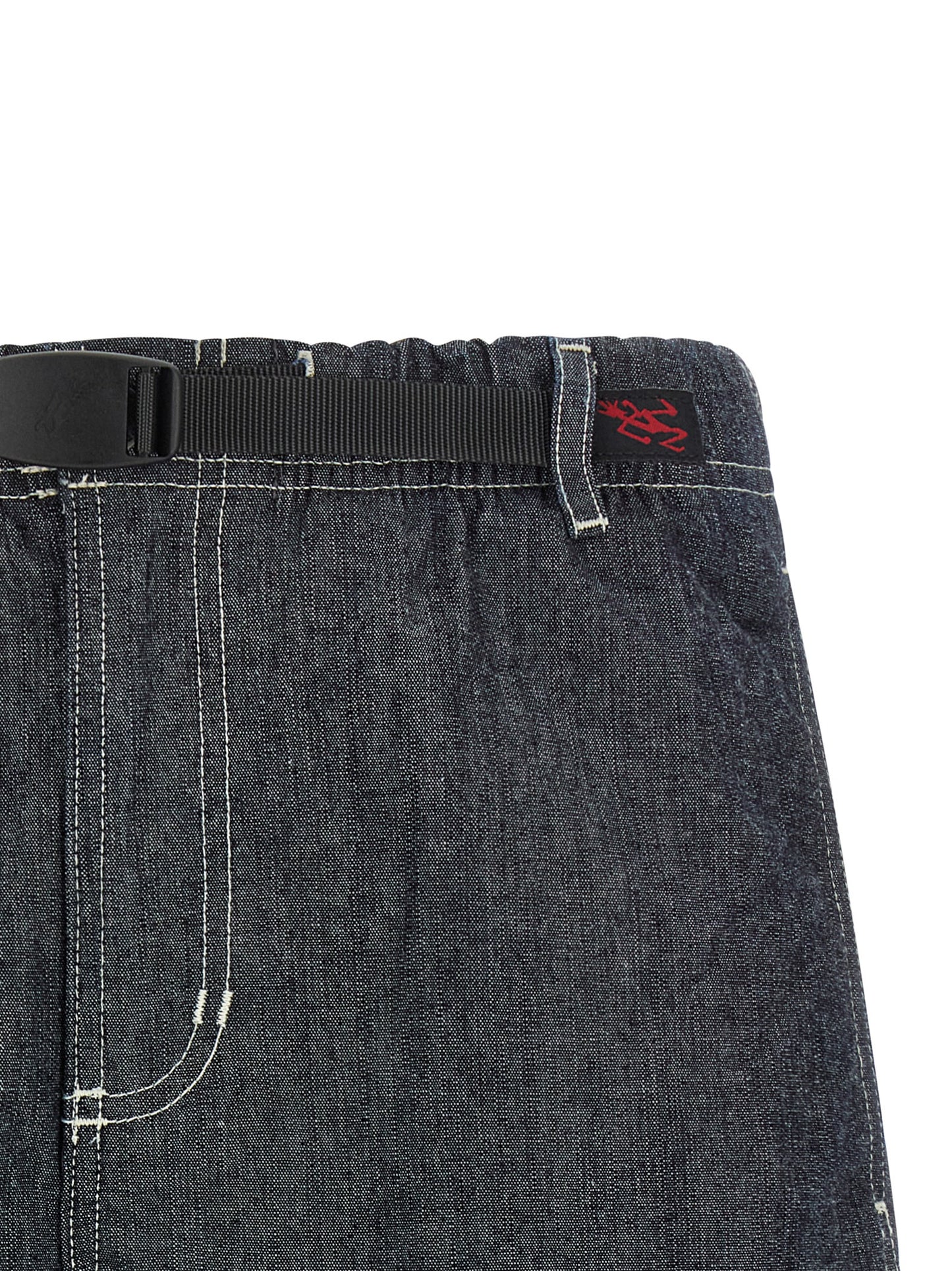 Gramicci Blue Cotton Bermuda Shorts