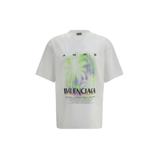 Balenciaga Weißes Baumwoll-T-Shirt