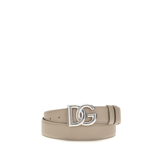 Dolce & Gabbana Beige Kalfsleren Bos Taurus Normale Riem