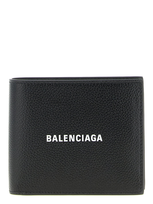 Balenciaga Zwarte Portemonnee van Kalfsleer