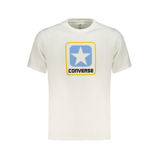Converse Herren-T-Shirt aus weißer Baumwolle
