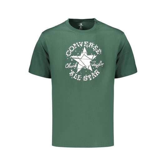Converse Grünes Baumwoll-Herren-T-Shirt