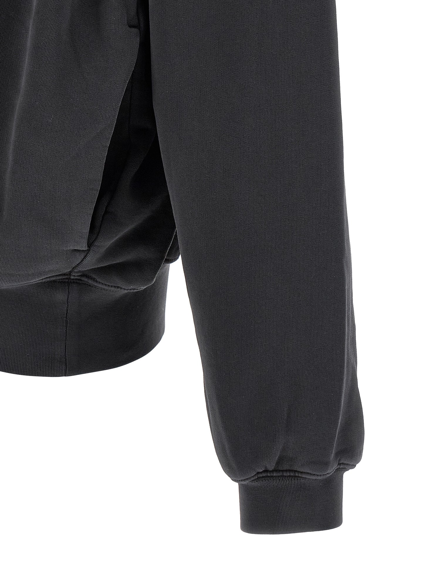 FEAR OF GOD ESSENTIAL Black Cotton Sweatshirt
