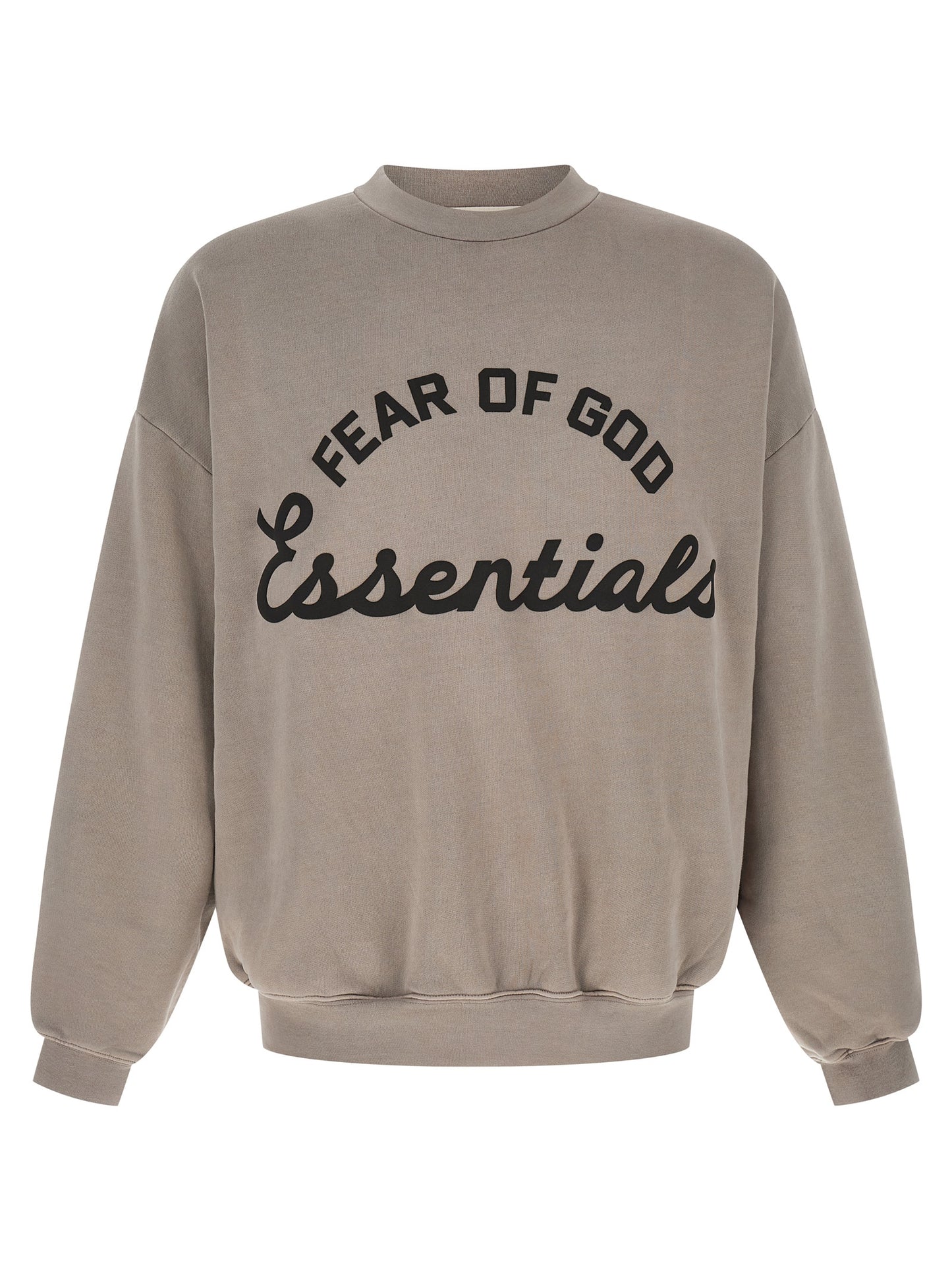 FEAR OF GOD ESSENTIAL Gray Cotton Sweatshirt