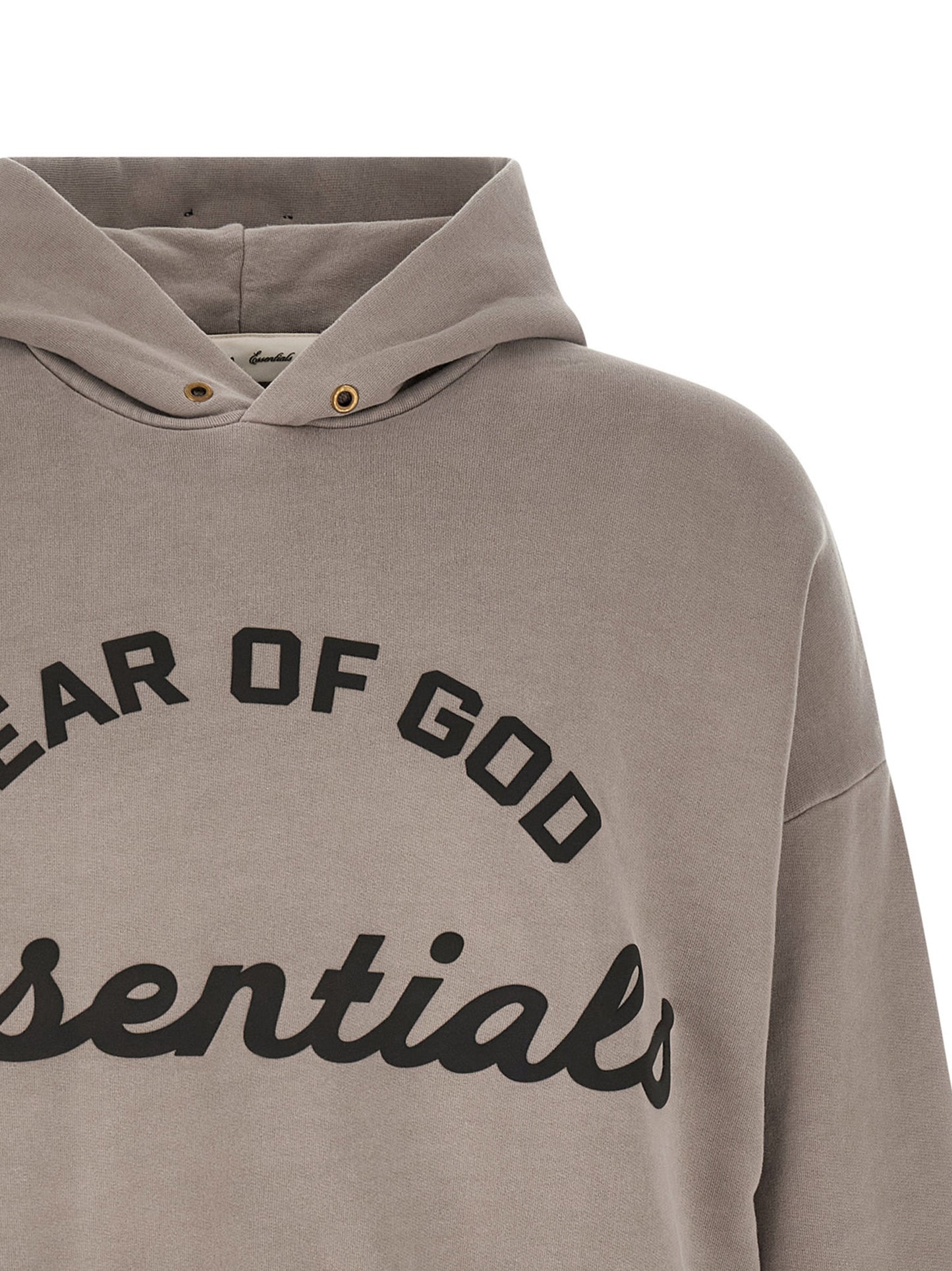FEAR OF GOD ESSENTIAL Beige Cotton Sweatshirt