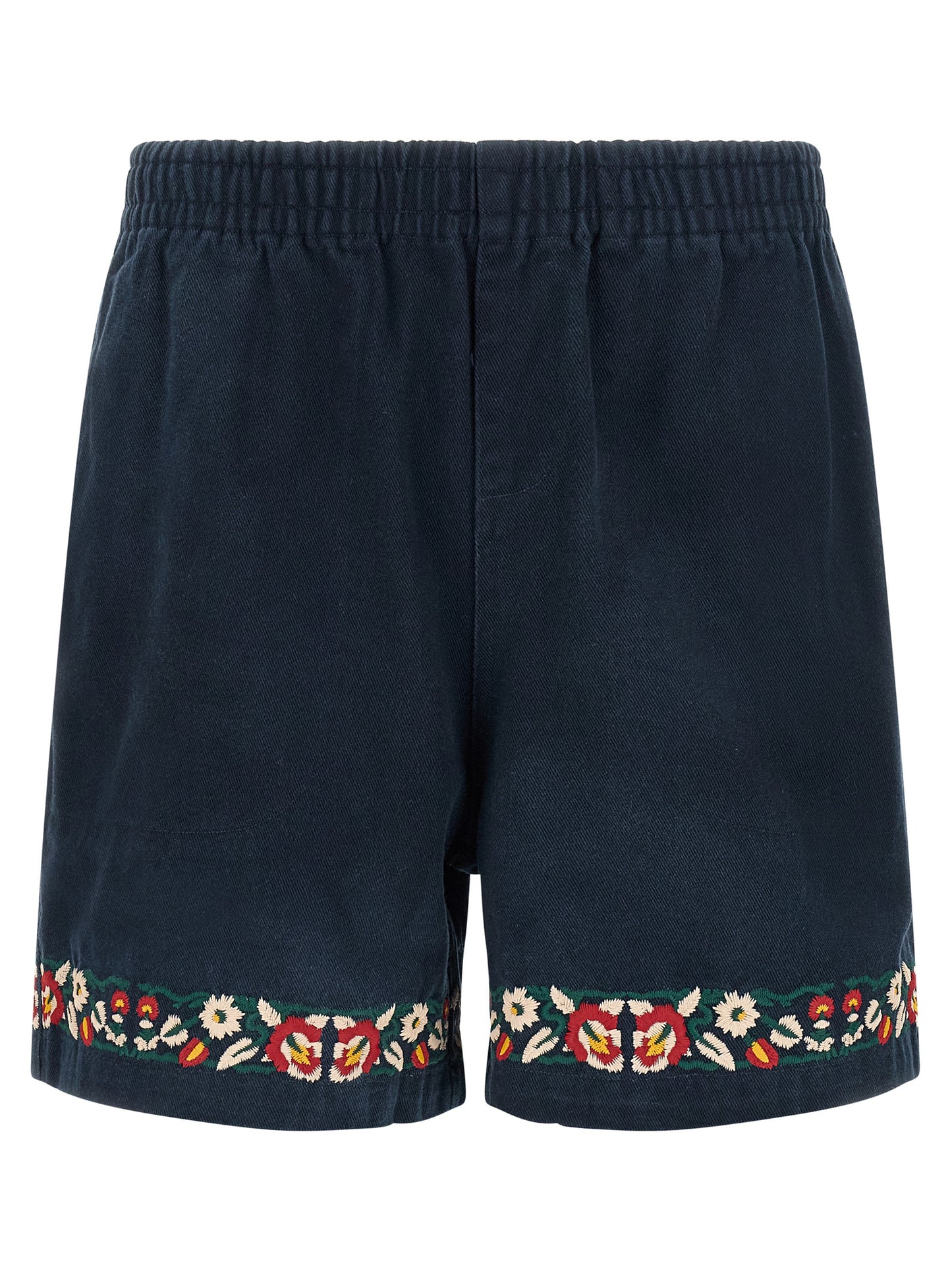 FOUND Blue Cotton Bermuda Shorts