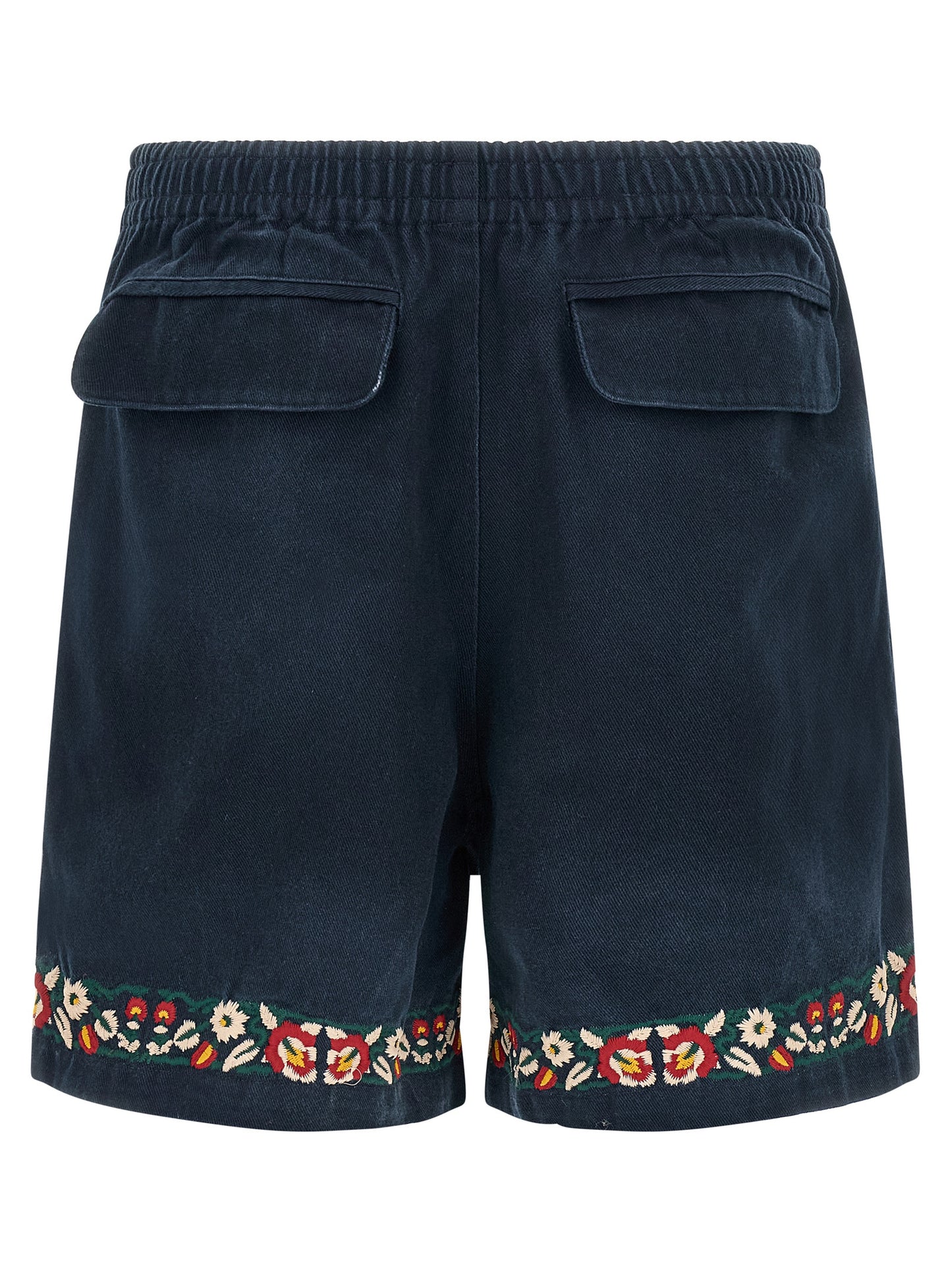 FOUND Blue Cotton Bermuda Shorts