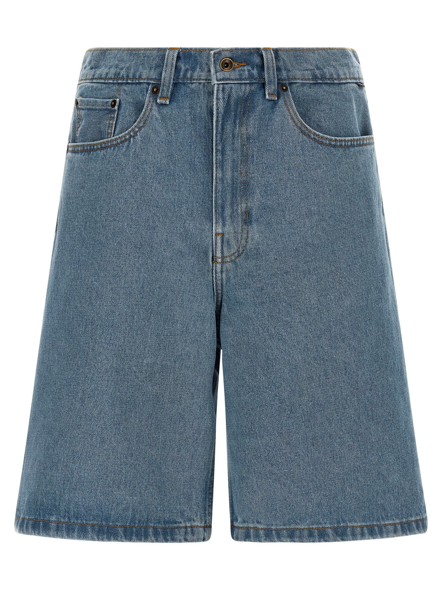 Vans Blue Cotton Bermuda Shorts