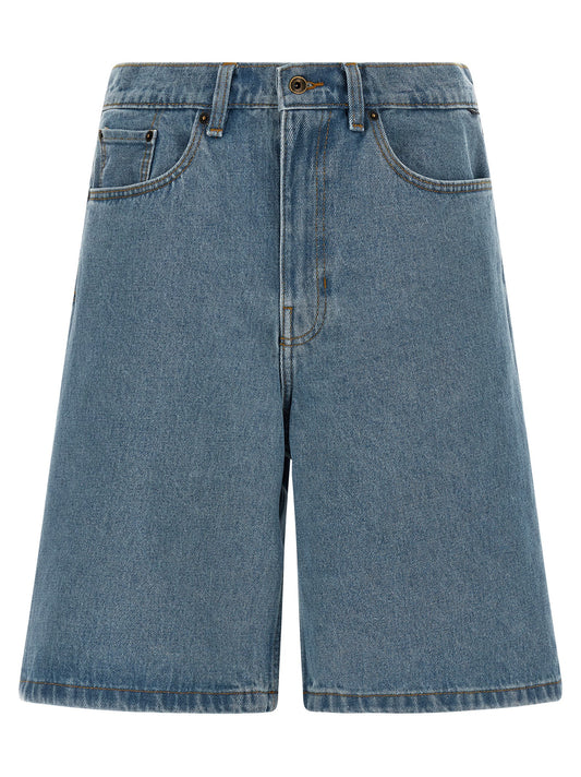 Vans blauwe katoenen bermudashort