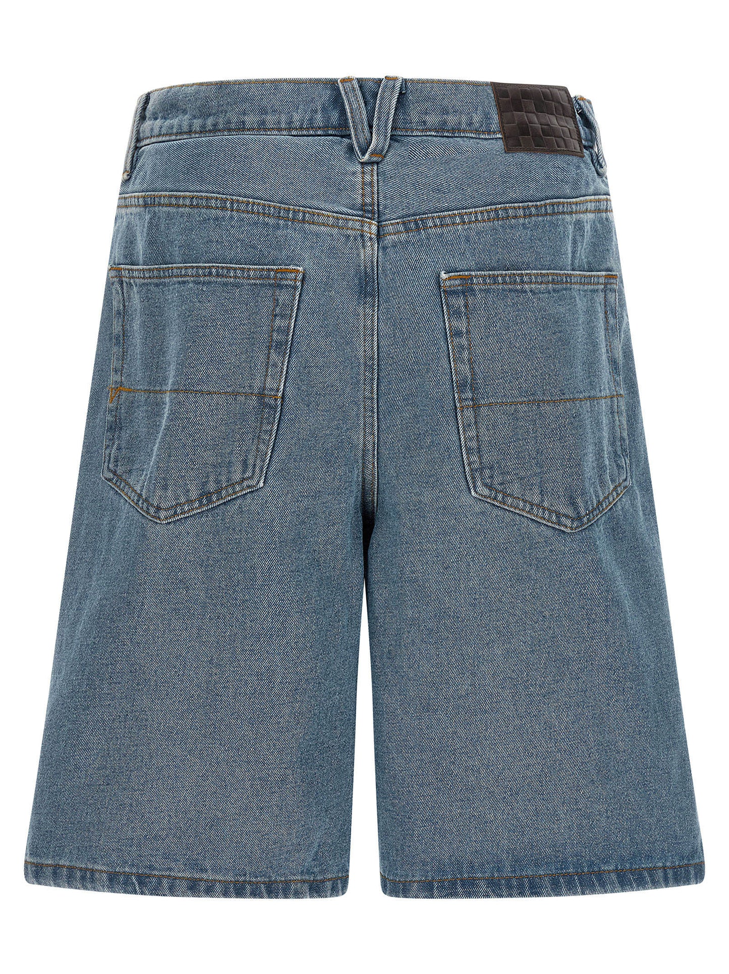 Vans Blue Cotton Bermuda Shorts