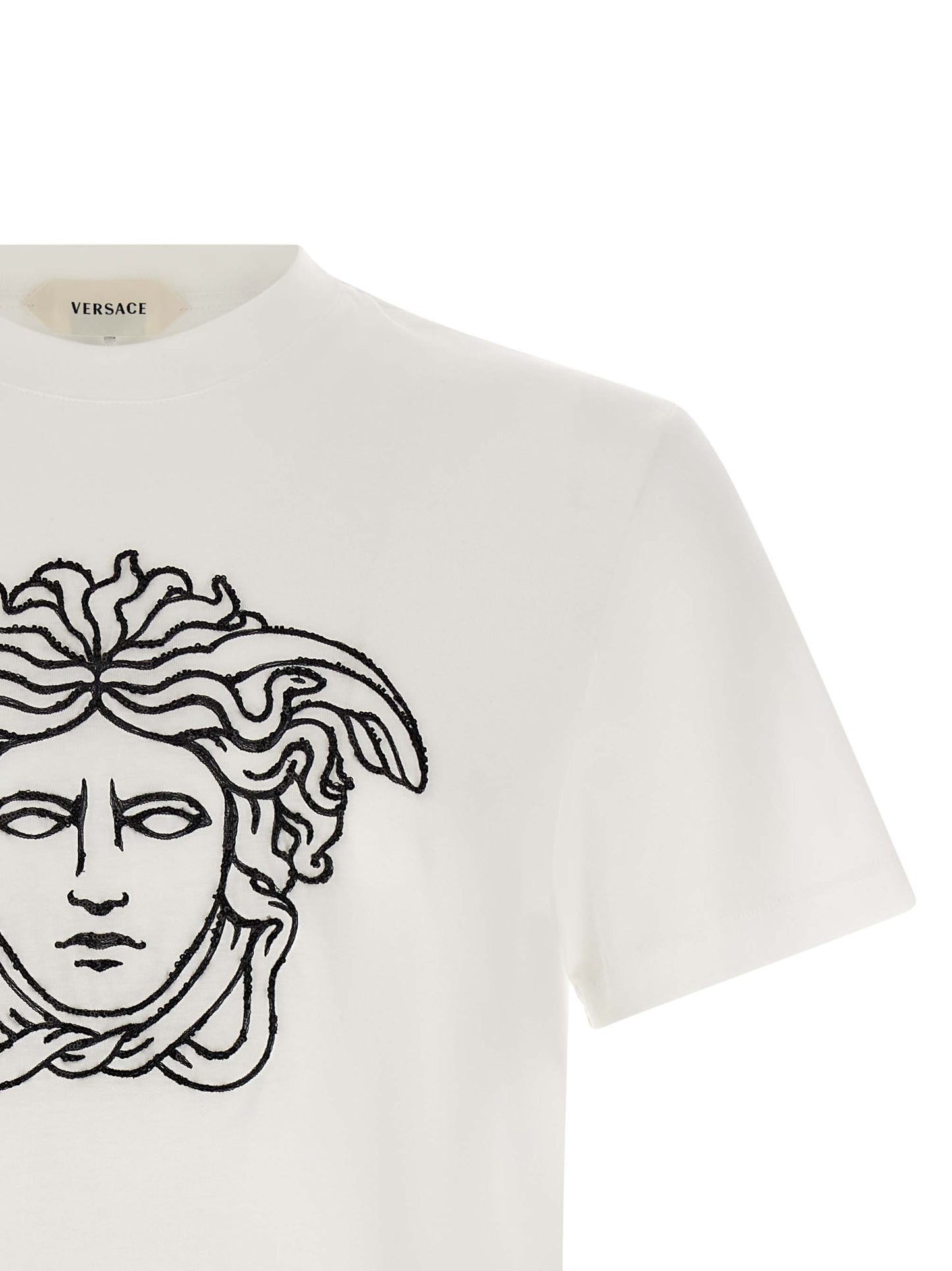 Versace Bicolor Cotton T-Shirt