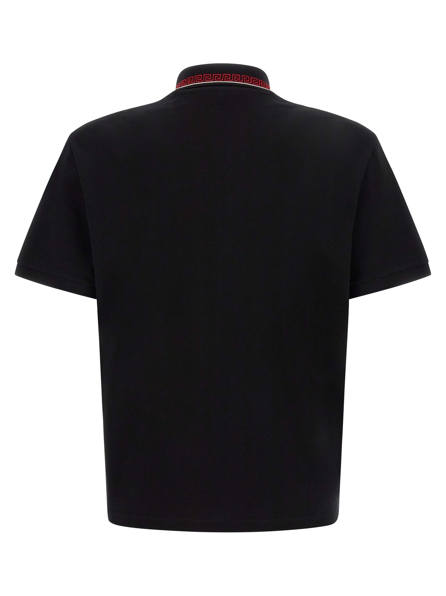 Versace Zwart Katoenen Poloshirt
