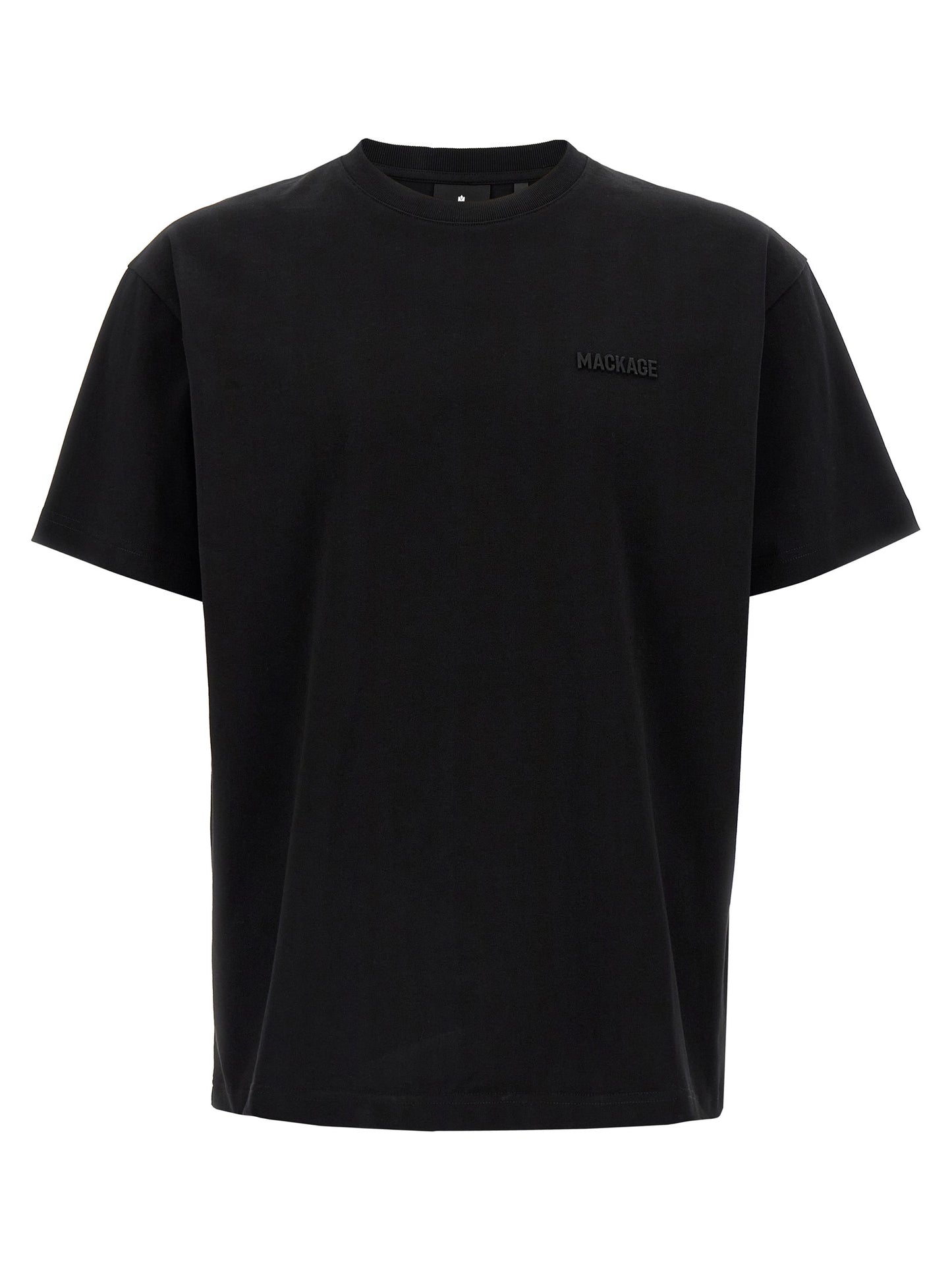 Mackage Black Cotton T-Shirt