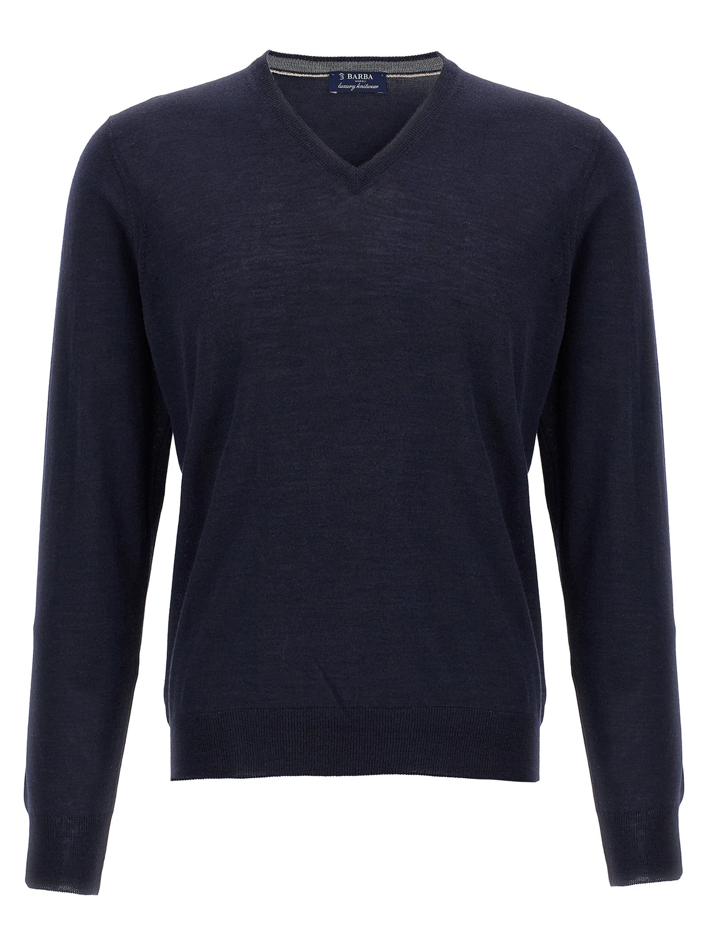 Barba Napoli Blue Wool Cardigan