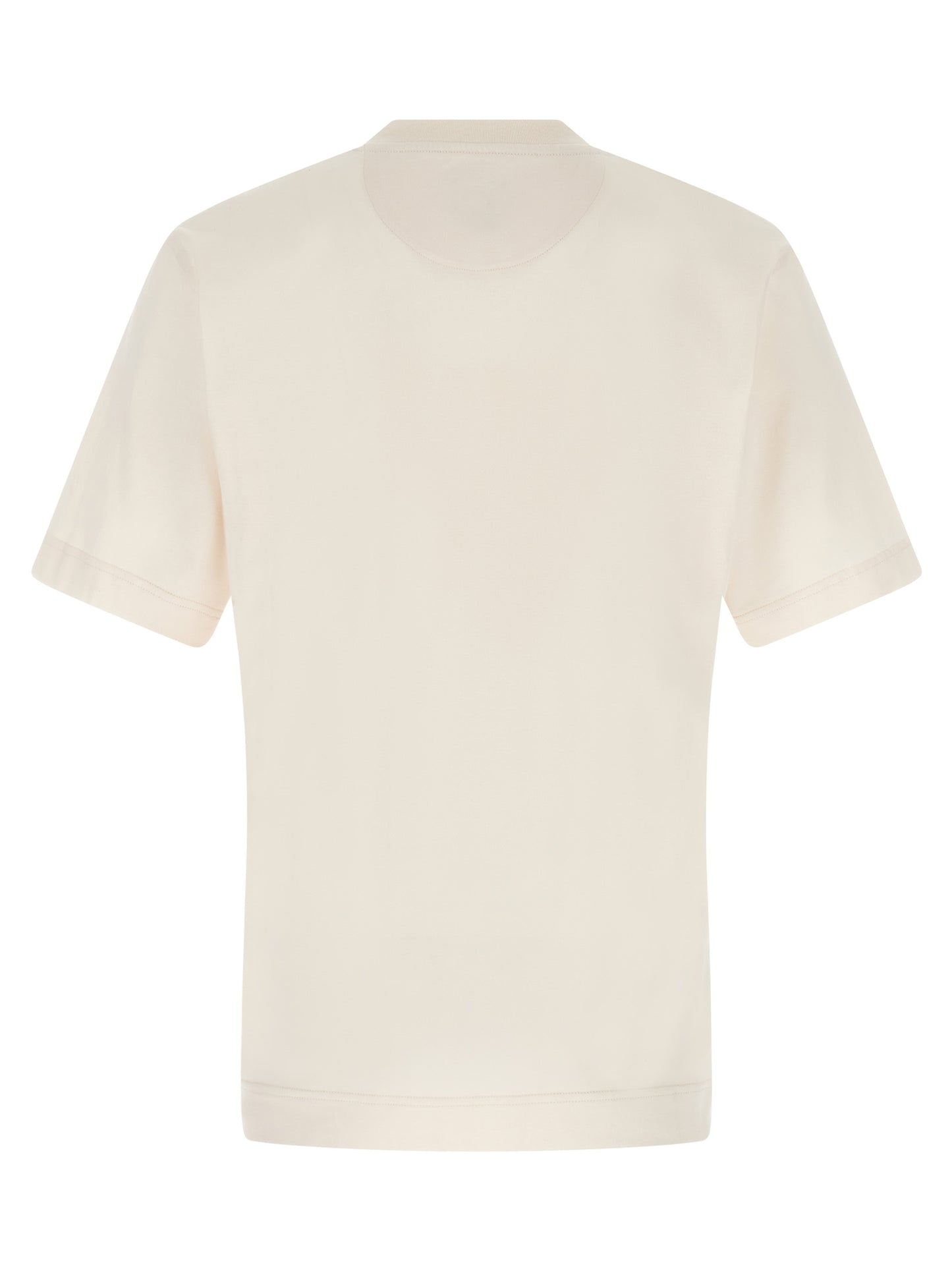 Fendi White Cotton T-Shirt