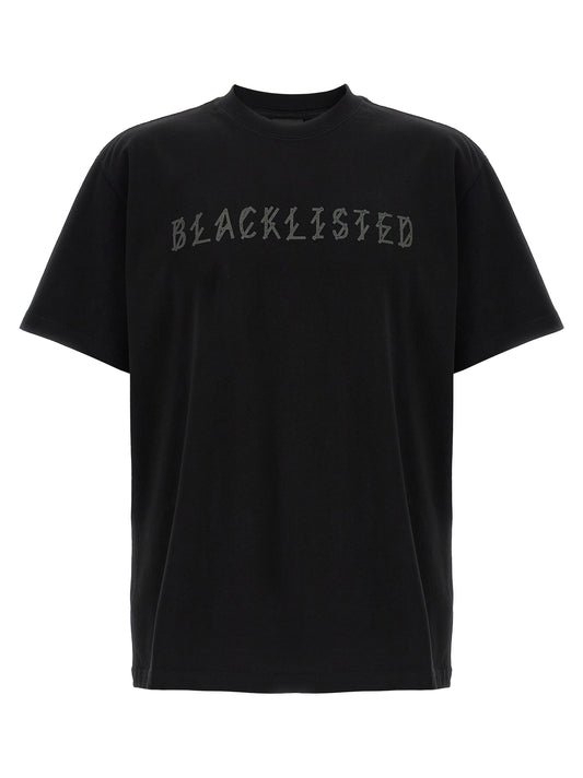 44 Label Group Schwarzes Baumwoll-T-Shirt