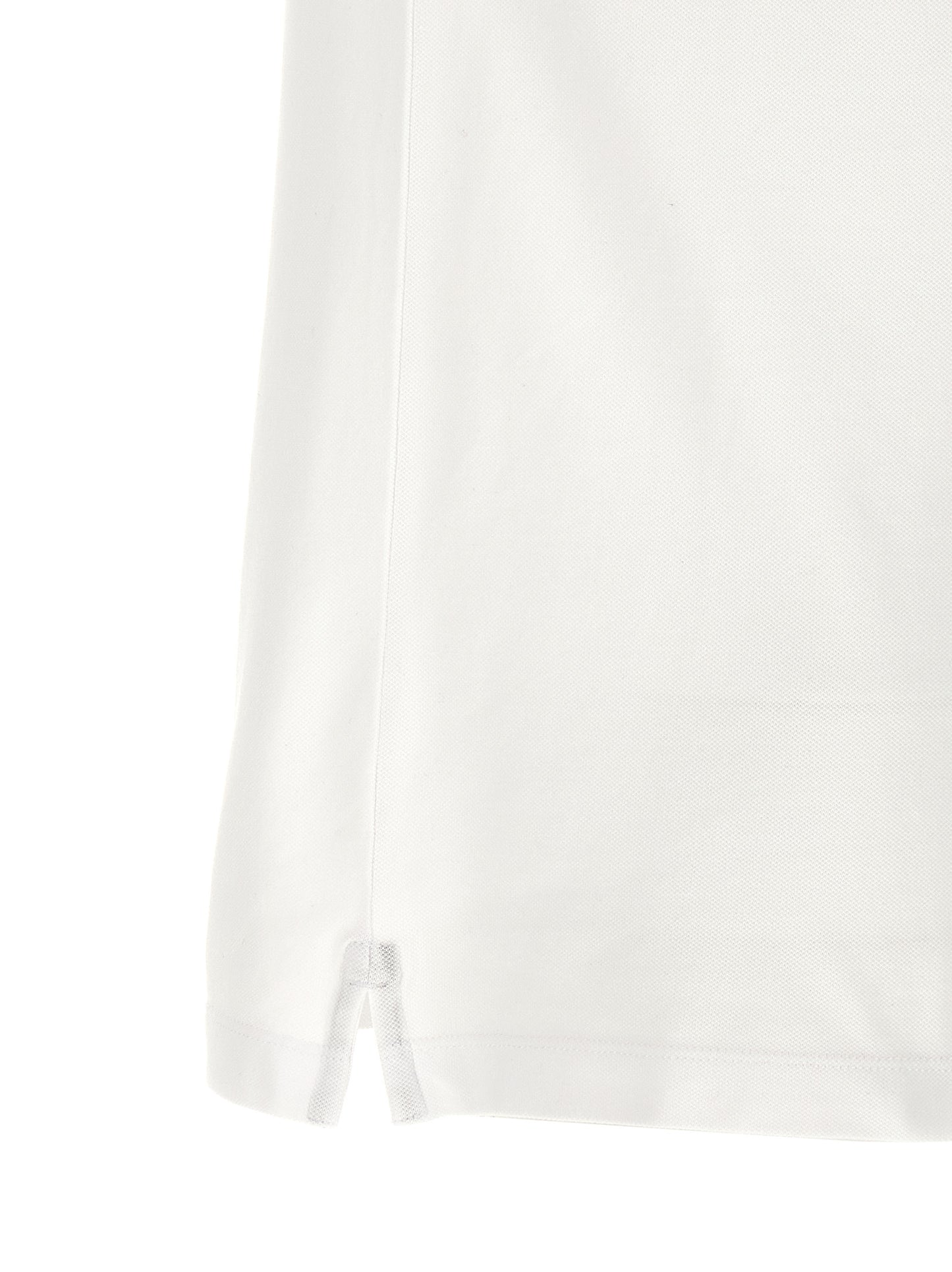 Stone Island White Cotton Polo Shirt