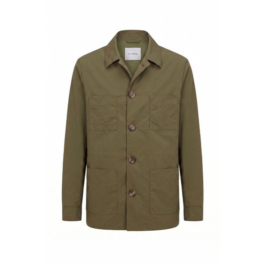 Malo Grüne Nylon-Herrenjacke