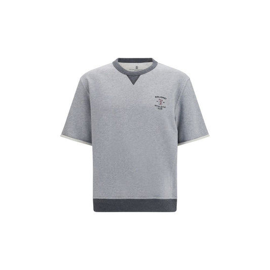 Brunello Cucinelli Grijs Katoenen Sweatshirt