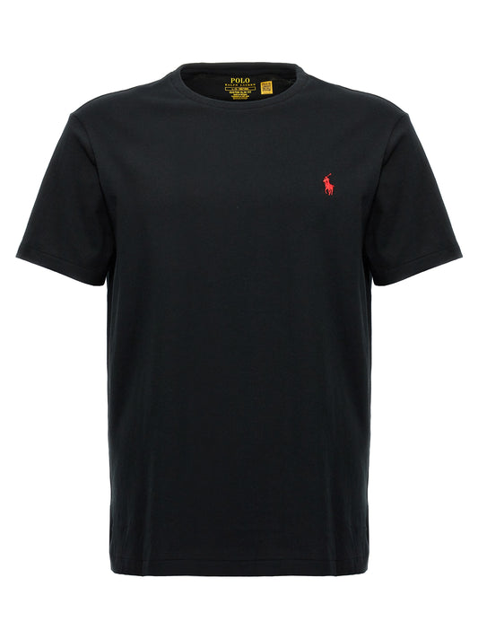 Polo Ralph Lauren Schwarzes Baumwoll-T-Shirt