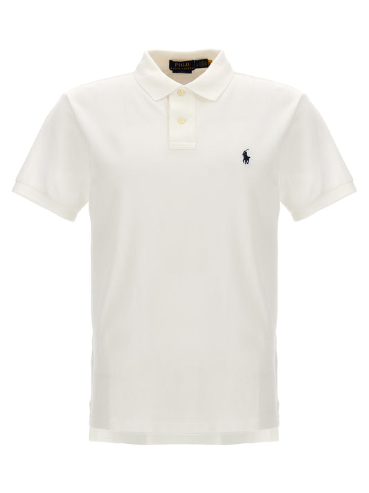 Polo Ralph Lauren Weißes Baumwoll-Polohemd