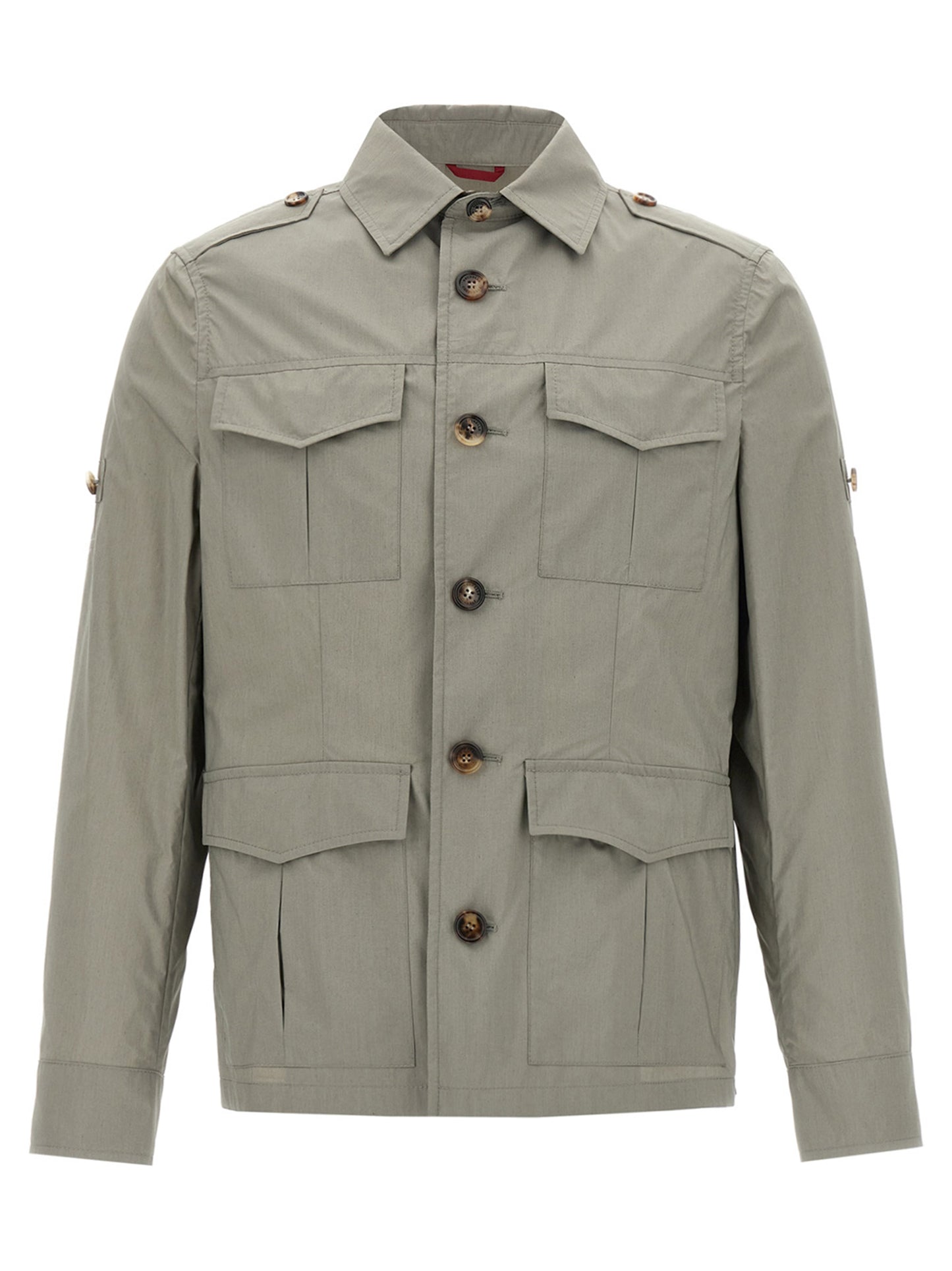 Brunello Cucinelli Bicolor Cotton Shell Jacket