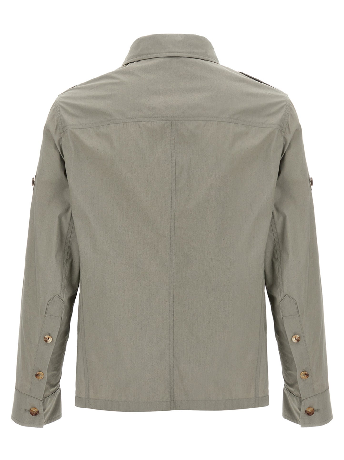 Brunello Cucinelli Bicolor Cotton Shell Jacket