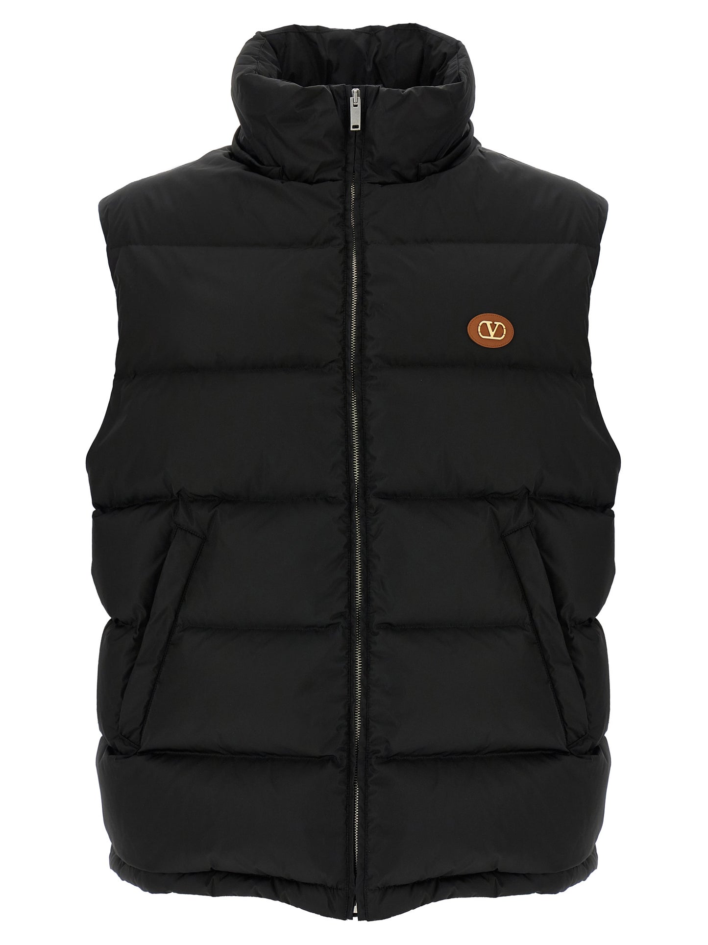 Valentino Garavani Black Polyamide Sleeveless Jacket