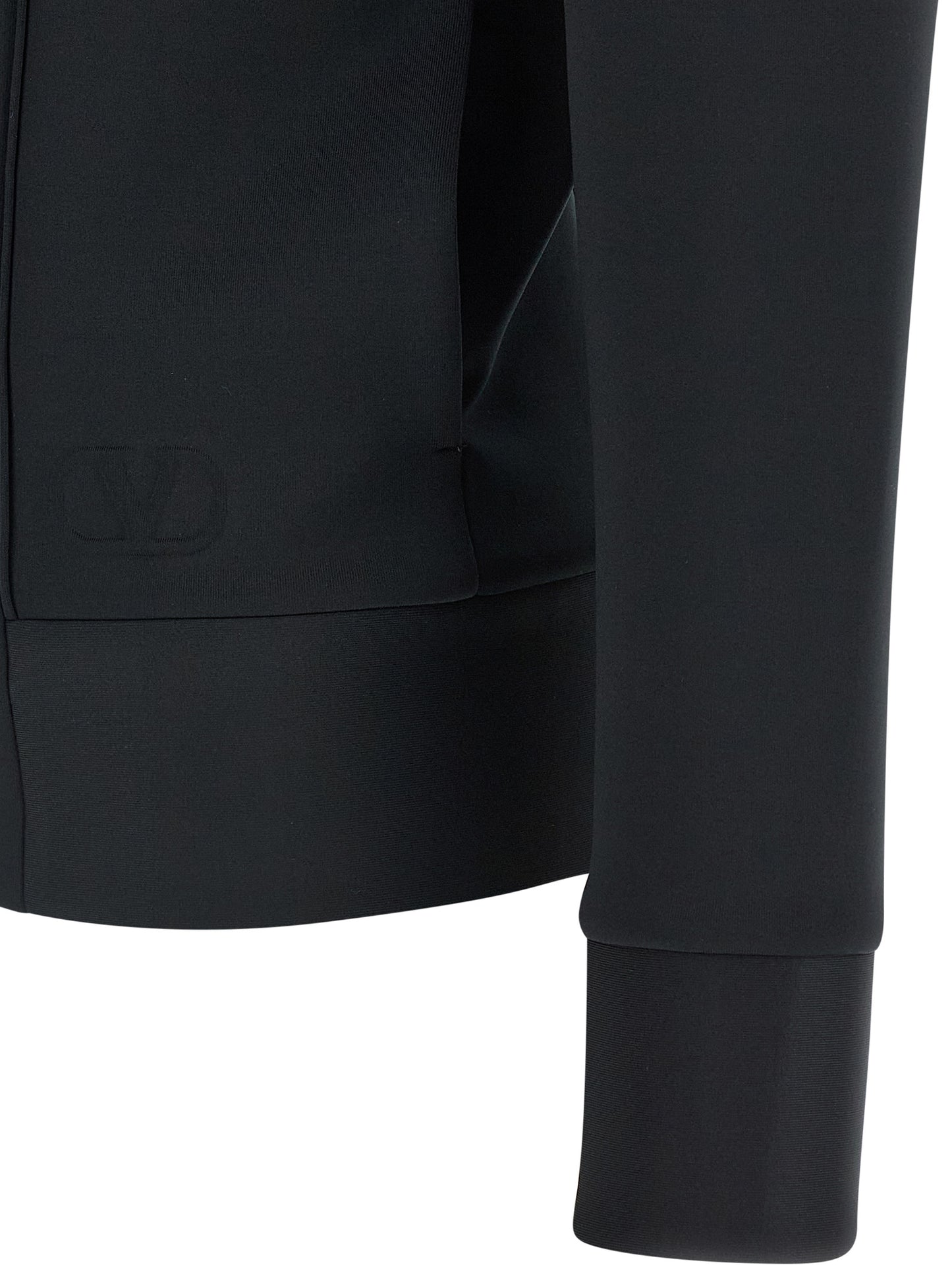 Valentino Garavani Black Polyester Sweatshirt