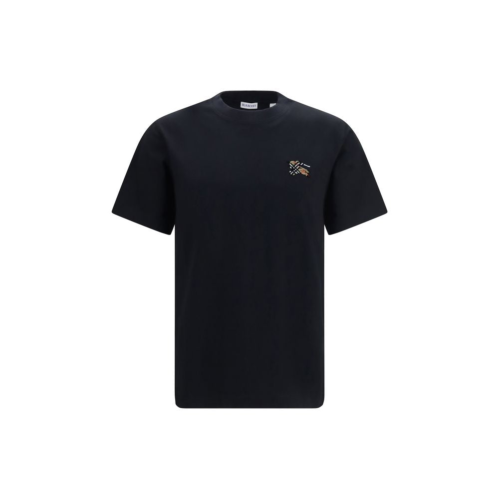 Burberry Black Cotton T-Shirt