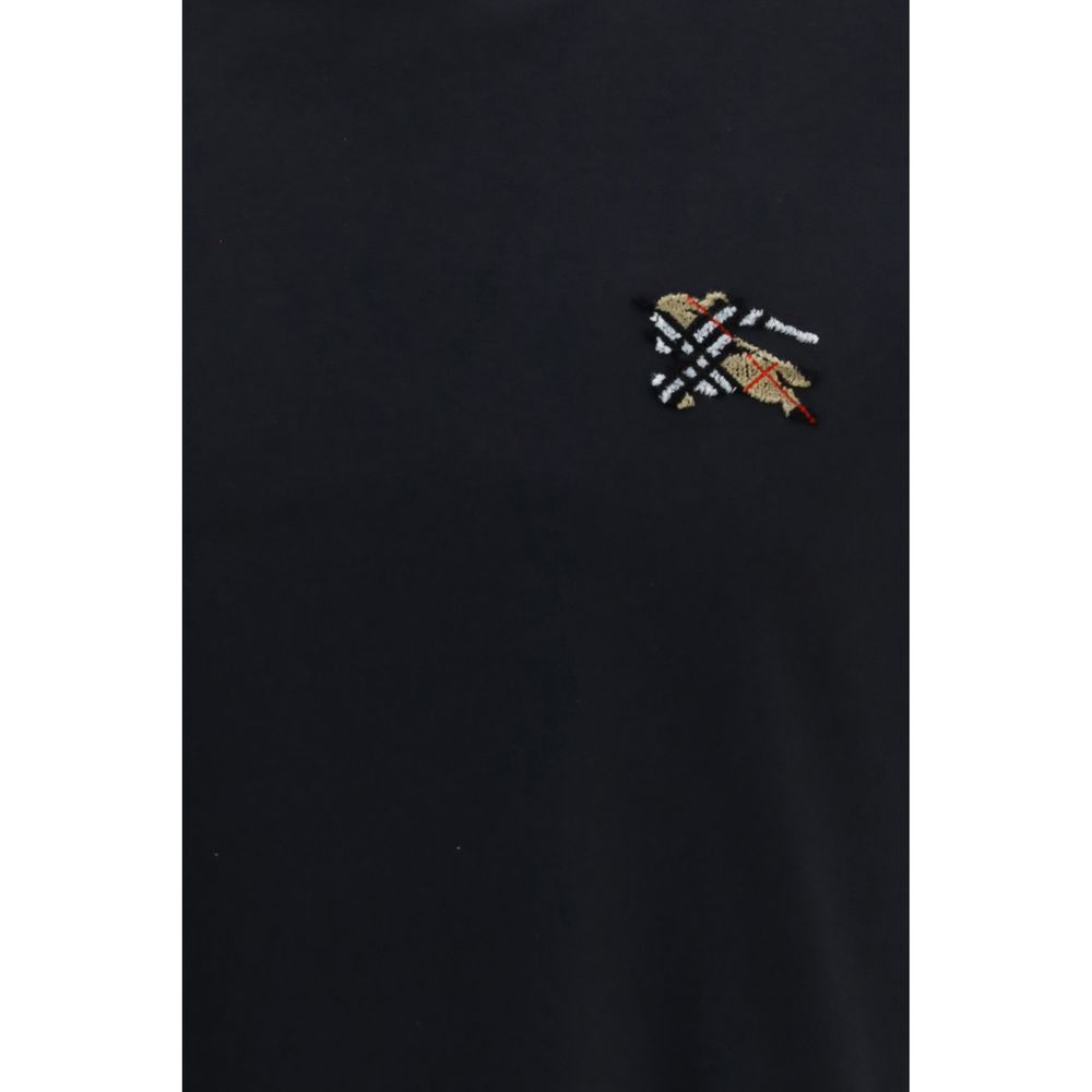 Burberry Black Cotton T-Shirt