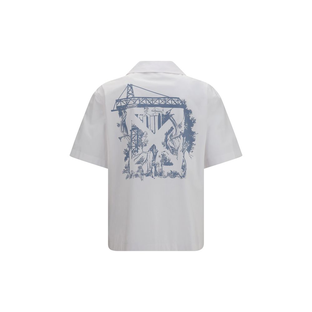 Off-White White Cotton Shortsleeve Shirt