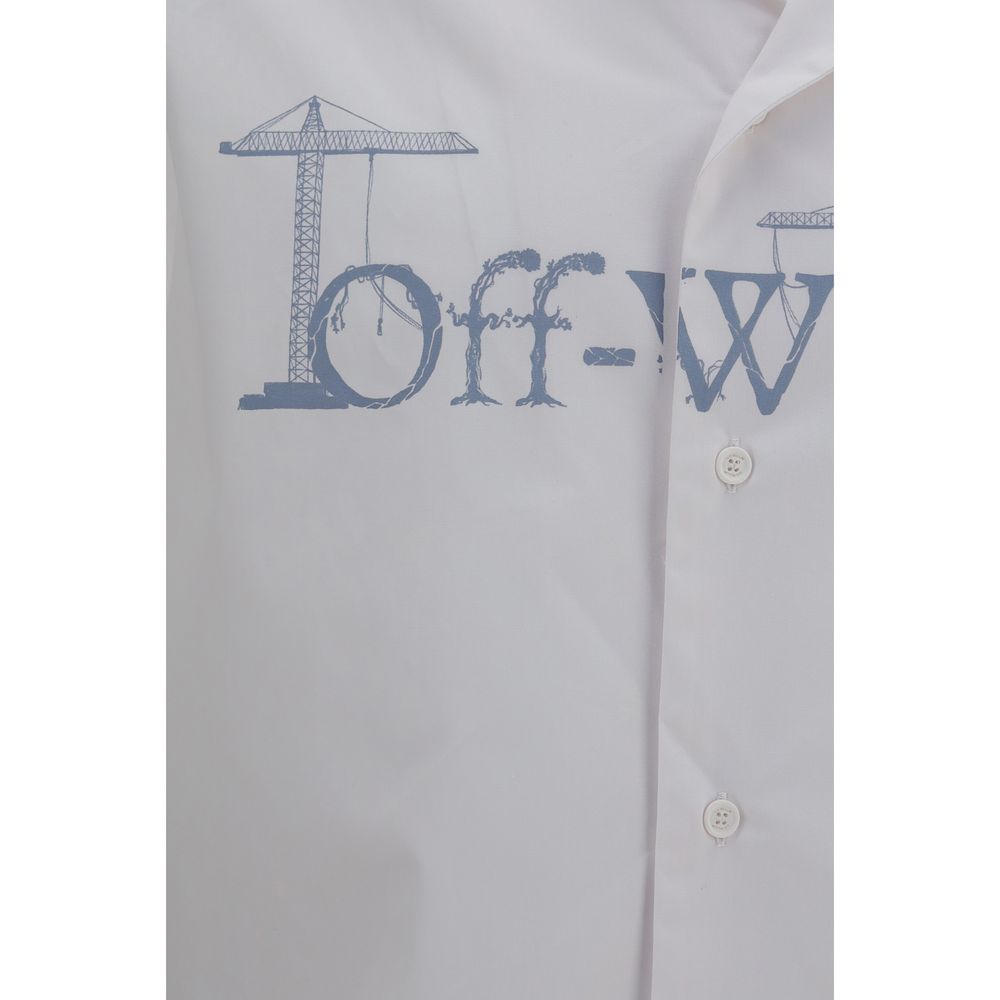 Off-White White Cotton Shortsleeve Shirt