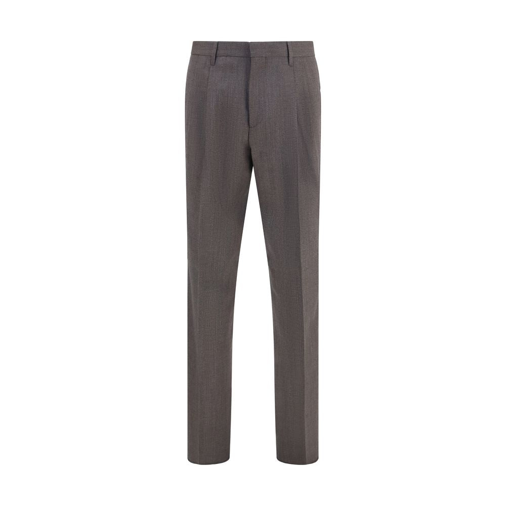 Pantaloni in Viscosa Grigio Scuro Lardini