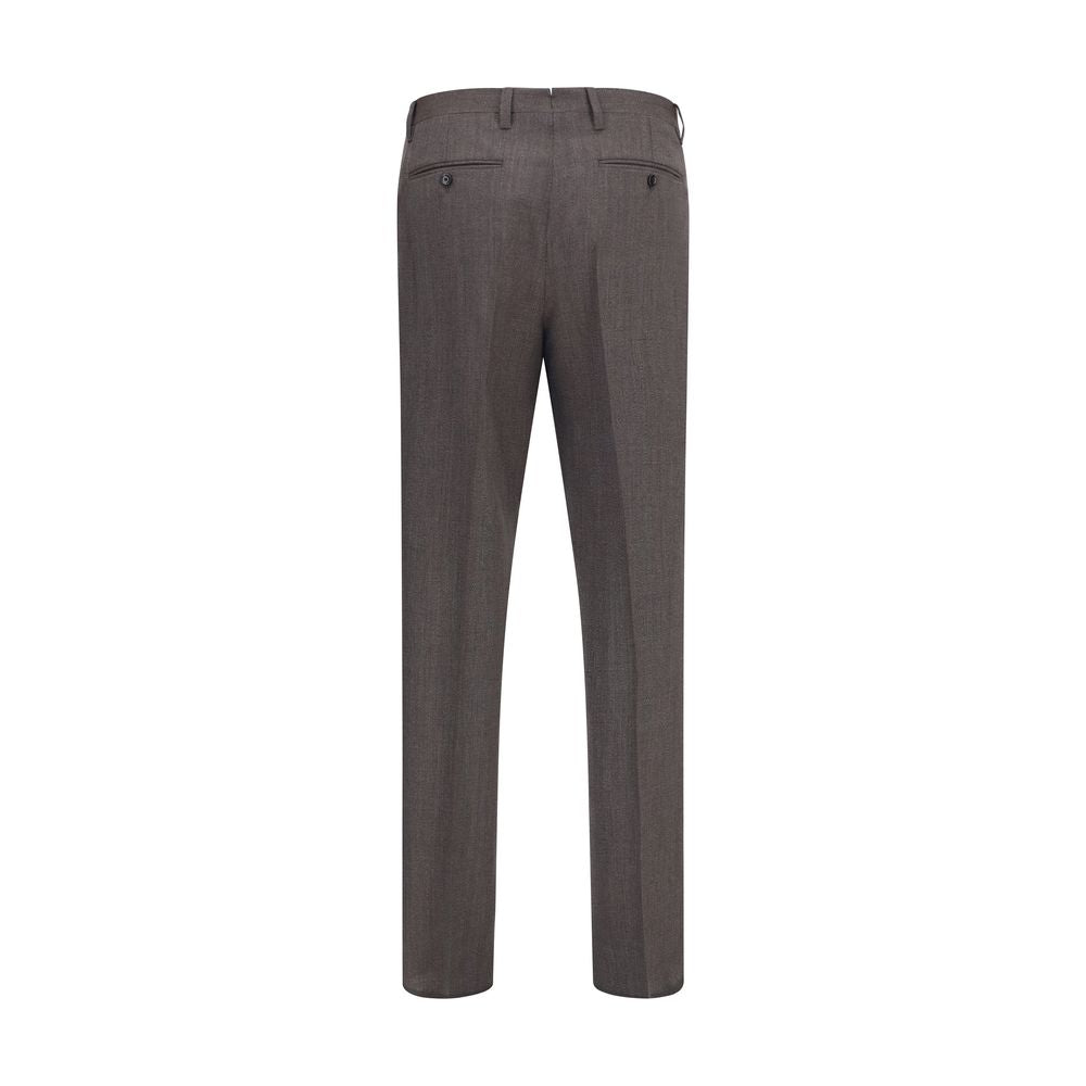 Pantaloni in Viscosa Grigio Scuro Lardini