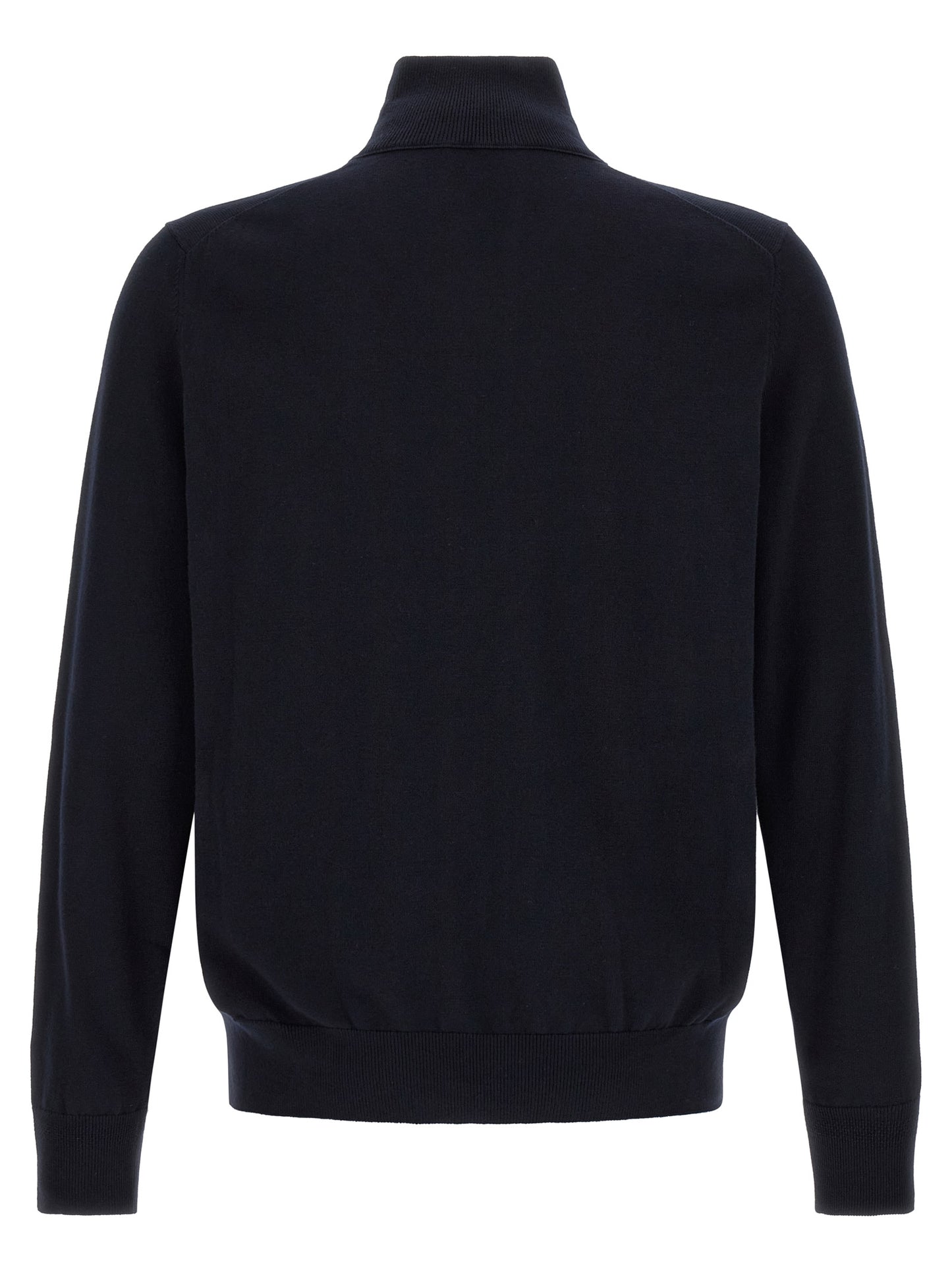 Hugo Boss Blue Cotton Cardigan